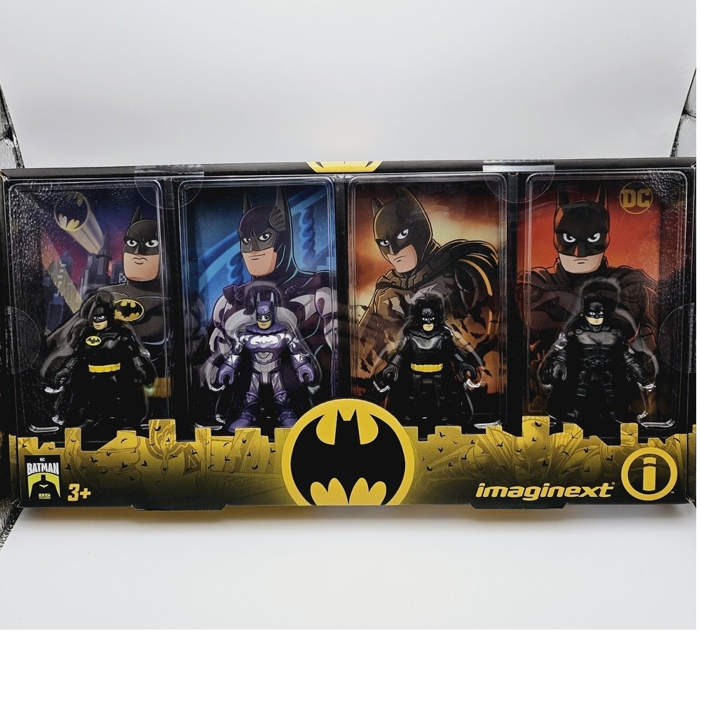 Imaginext DC Super Friends Batman 85th Anniversary Multipack‎ 4 Figure Set NEW